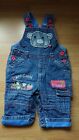 Cute Blue Denim Dungerees For A Baby Up To 3Months Condition Used