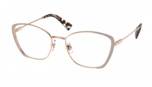 MIU MIU Occhiali da Vista Donna MU 51 UV 08X-1O1 Rosa Montatura Ottica 52-18-140 - Foto 1 di 2