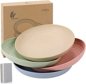 Platos de cena Reutilizable EcoFriendly Microondas Ensalada ligera Plato irrompible - Imagen 1 de 7