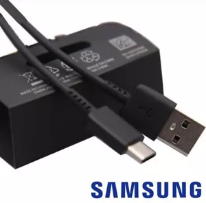 CABLE CHARGEUR USB TYPE-C CORDON RAPIDE ORIGINAL SAMSUNG GALAXY S10 / S10+ Plus - Foto 1 di 2
