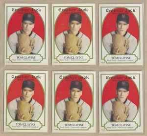 Lot of (6) 2005 Topps Cracker Jack TOM GLAVINE #83 HOF Mets FREE/FAST SHIPPING - Picture 1 of 1