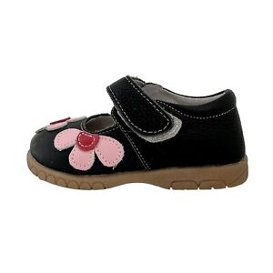 Mary Jane Shoes Toddler Girl 7 EU 24 Black Pink Preppy