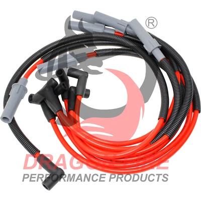 Dragon Fire Low Ohm Plug Wire Set For 1992-2003 Dodge B1500 Dakota Ram 3.9L V6 - Image 1 of 4