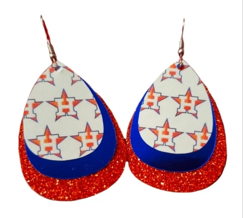 Houston Astros Earrings New Cover