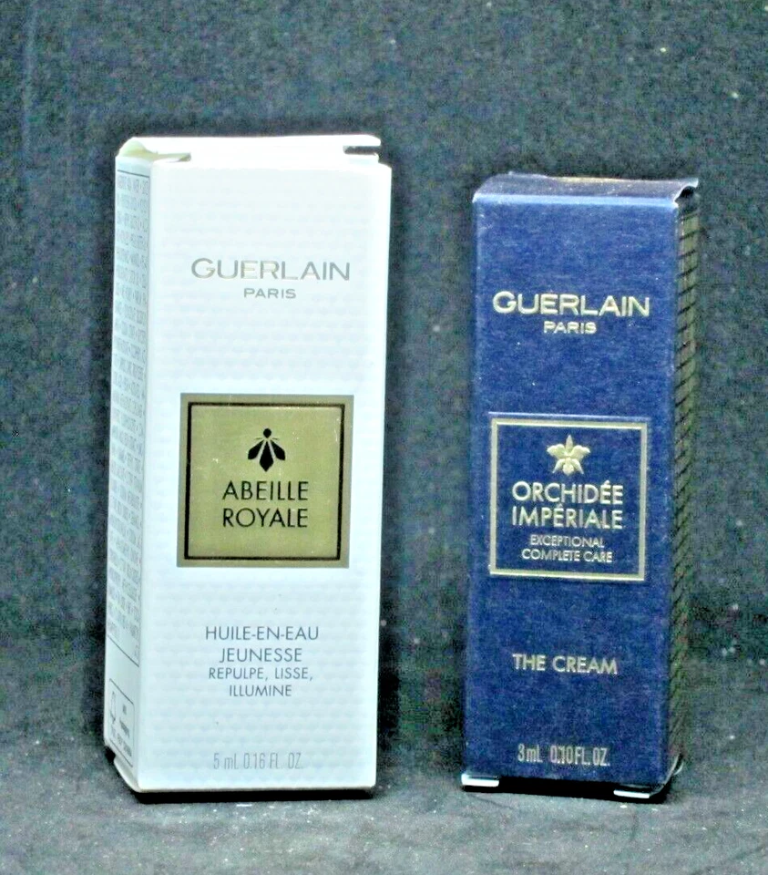 Lote 2 Guerlain Orchidee Imperiale The Cream & Abeille Royale Youth Watery Oil Foto 1 de 1