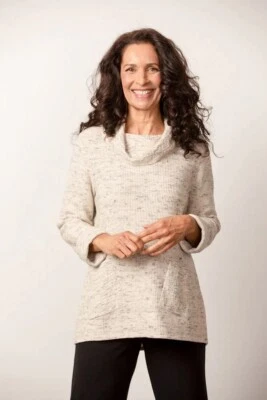 Habitat Cowl Neck Cotton Sweater Size XL  - Image 1 of 4