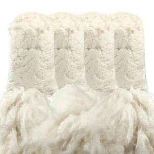 Berlune Organic Raw Cotton Stuffing Natural Cotton Filling for Pillow Upholst... - Picture 1 of 7