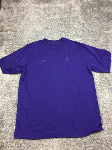 K-State Wildcats Shirt Mens Size XL Purple Nike Drifit Football Short Sleeve Cover