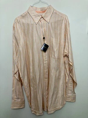 Bobby Jones Collection Button Down Long Sleeve Shirt Men XL 17-17.5 New With Tag - Image 1 of 4