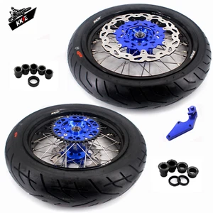 KKE 17" Supermoto CST Tires Wheels Set Fit YAMAHA YZ125 YZ250 YZ250F YZ450F 2025 - Picture 1 of 12