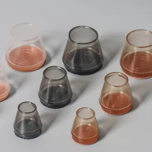 8/16 piezas Tapas para patas de silla Fieltro Deslizante Muebles Pies Almohadillas Protectores de piso Cubiertas - Imagen 1 de 13