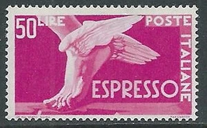 1945-52 ITALIA ESPRESSO DEMOCRATICA 50 LIRE MNH ** - IE003 - Picture 1 of 1