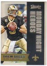 2016 Panini Classics Monday Night Heroes Insert #5 Drew Brees Saints