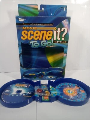 Movie Scene It? To Go Travel DVD Game (2008, Screenlife) New Opened - Image 1 of 4