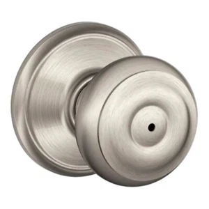Schlage F40 GEO ADD Georgian Door Knob with Addison Trim, Bed & Bath Privacy - Picture 1 of 7