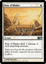 RAIN OF BLADES X4 4 4X Magic 2013 MTG Magic the Gathering Cards DJMagic