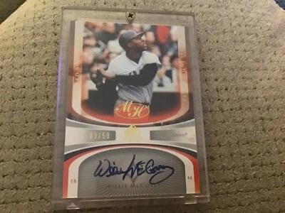 Signed Willie McCovey 2004 Upper Deck Certified Marked for the Hall - Image 1 of 2