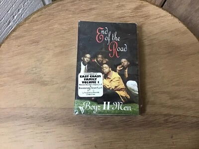 Boyz II Men - End Of The Road Cassette Single SEALED w/ Hype Sticker  - Image 1 of 4