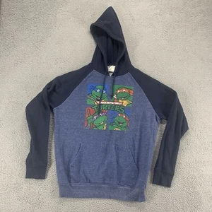 Teenage Mutant Ninja Turtles Nickelodeon Sweater Boys M Blue Hoodie Pullover - Picture 1 of 11