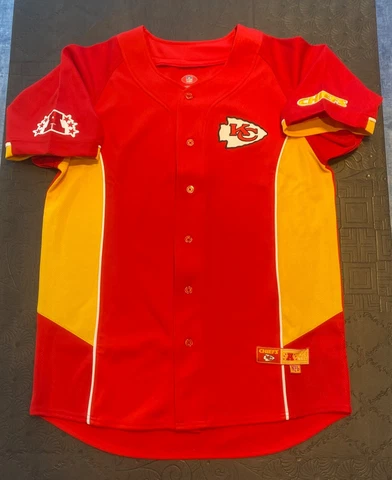 Kansas City Chiefs vintage baseball Jersey by VF imageware - size Medium Cover