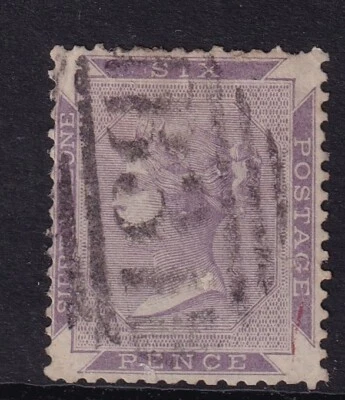 Sierra Leona SG1 6d Dull Purple No wmk Perf 14 Cat 55 pounds - used - Image 1 of 2