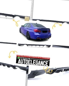 Diffusore posteriore Performance nero opaco adatto per serie 3 BMW F30 F31 335i - Foto 1 di 10