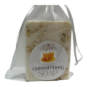 Handmade Oatmeal Honey Bar Soap w/ Honey - 2 PACK - Picture 1 of 3