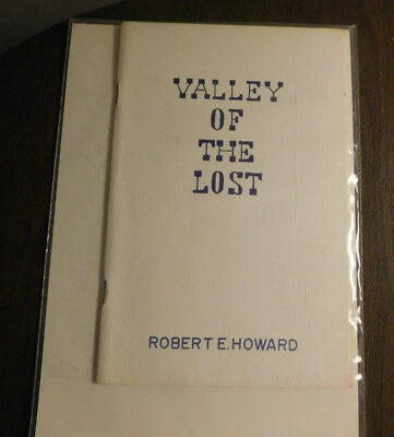 Valley of the Lost Robert E. Howard 1975 1st Limited #345/777 Signed Rot Boda - Image 1 of 2