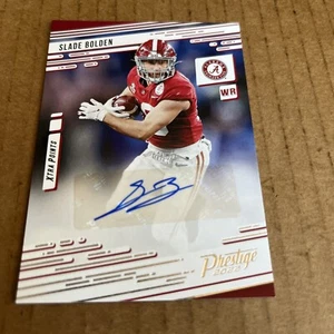 Carta 2022 Chronicles Prestige AUTO ROOKIE Slade Bolden RC #PX-SBO Alabama (e3) - Foto 1 di 2