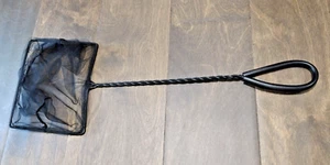 Rete per pesci acquario in nylon 6 pollici - nero - detergente - raccoglitore - Foto 1 di 4