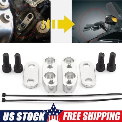 Adaptador elevador de manillar ajustable para Honda Goldwing 1800 GL1800 2001-2017 EE. UU. Foto 1 de 4