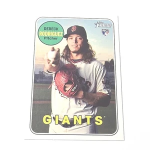 2018 Topps Heritage - Dereck Rodriguez #590 (RC) - San Francisco Giants - Picture 1 of 2