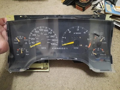 1995-1997 Chevrolet S10 Blazer GMC Jimmy painel de instrumentos 16172857 65429 milhas - Imagem 1 de 4