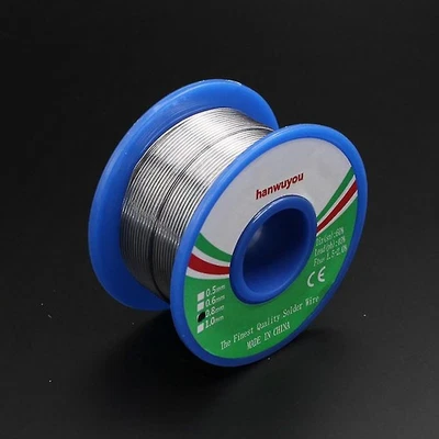55g 60/40 Tin-Lead Rosin Core Solder Wire, 1.0mm Diameter for Electrical - image 1 of 3