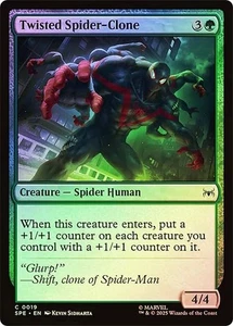 Twisted Spider-Clone FOIL - 0019 - Common - Marvel's Spider-Man SPE MTG - Picture 1 of 1