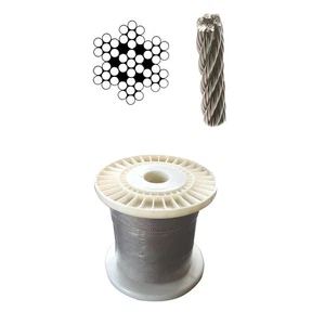 Cable de metal de 5 metros de acero inoxidable 7x7 A4 316 2 3 4 5 6 8 10 mm - Imagen 1 de 4