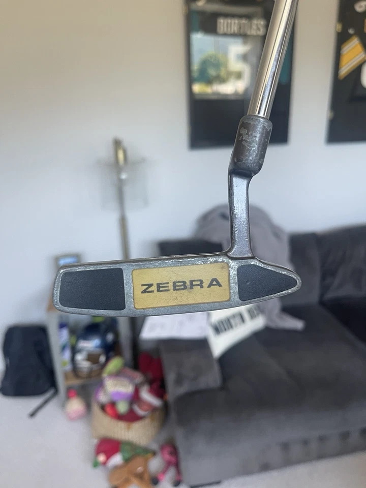 Vintage Zebra by Ram Blade Golf Putter - Right Handed - 35” - Zebra Face Insert - Image 1 of 4