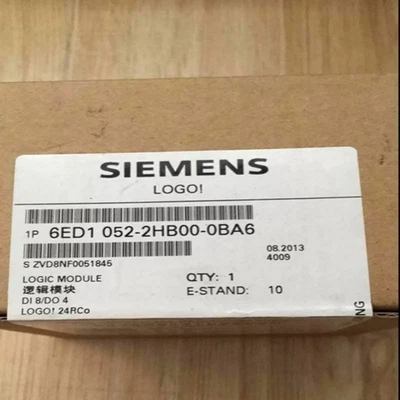 SIEMENS 6ED1 052-2HB00-0BA6 LOGO! 24RCO, 8DE/4DA, 200 BLOCK PLC MODULE NEW - Bild 1 von 4