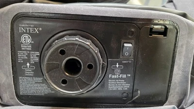 Air Mattress Beam Comfort Plush Airbed Internal Pump Intex 3077995 Queen Tested - Image 1 of 3