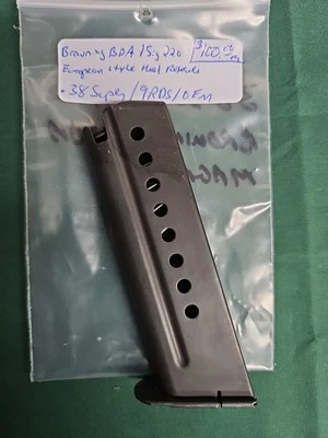 Revista Browning BDA / Sig 220.38 Super 9 rd de fábrica OEM clip de liberación del talón 38  Foto 1 de 4