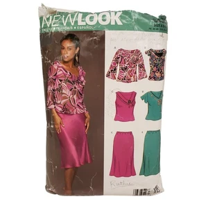 New Look Womens Flared Skirts Tops Sewing Pattern Size 8-18 New Look 6438 CUT - Picture 1 of 6