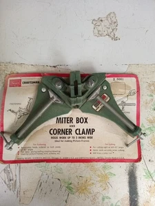 Craftsman Miter Box & Corner Clamp No. 9-6661  Made In USA - Picture 1 of 3