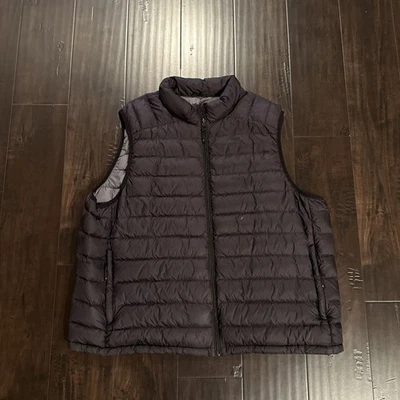 Solaris Puffer Vest Mens 2X Black Outdoor Hike Travel Full Zip Sleeveless Jacket - Image 1 of 4