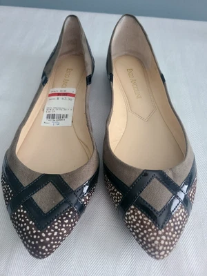 Nuevo Mocasín Enzo Angiolini Talla 7.5 Sin Cordones Punta Gamuza Cuero Marrón Foto 1 de 4