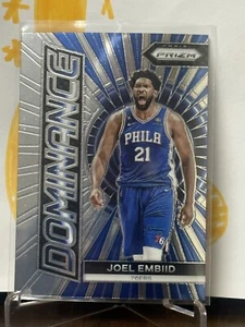 Joel Embiid Dominance Insert 2023-24 Panini Prizm #20 Philadelphia 76ers - Picture 1 of 2