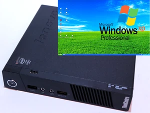Retro Windows XP Pro Mini PC Lenovo ThinkCentre M93p Tiny 128 GB SSD 4GB RAM Win - Bild 1 von 20