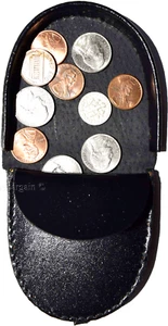unisex leather change purses coin case vintage styled new change purse - Picture 1 of 10