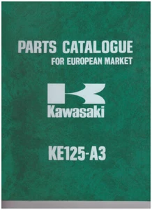 Original Parts Catalog Kawasaki KE 125 A3 Edition 1975 99997-667 - Picture 1 of 4