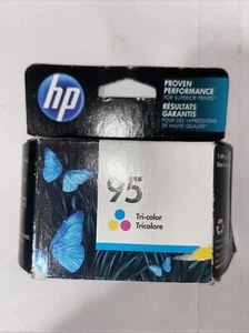 Genuine HP 95 Tri-color Original Ink Cartridge (C8766WN) Dec 2017 - Picture 1 of 1