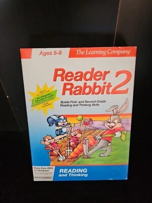Reader Rabbit 2;IBM,Tandy & compatibles DOS program disc Learning Company Trl8#5 - Image 1 of 4